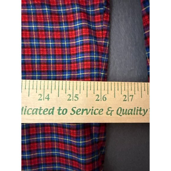 Ralph Lauren Mens Red & Blue Plaid Button-Down Shirt XXL Cotton Casual - Picture 2 of 6